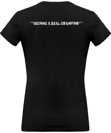 T-shirt Femme BECOME A REAL CHAMPION